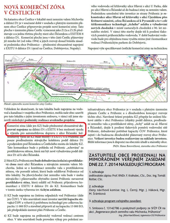 Výjezd na Říčanskou kruh